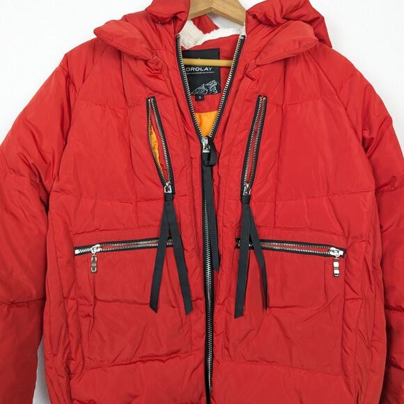 Orolay Women's Fiery Red Universe Classics Thickened Down Jacket - Picture 5 of 9